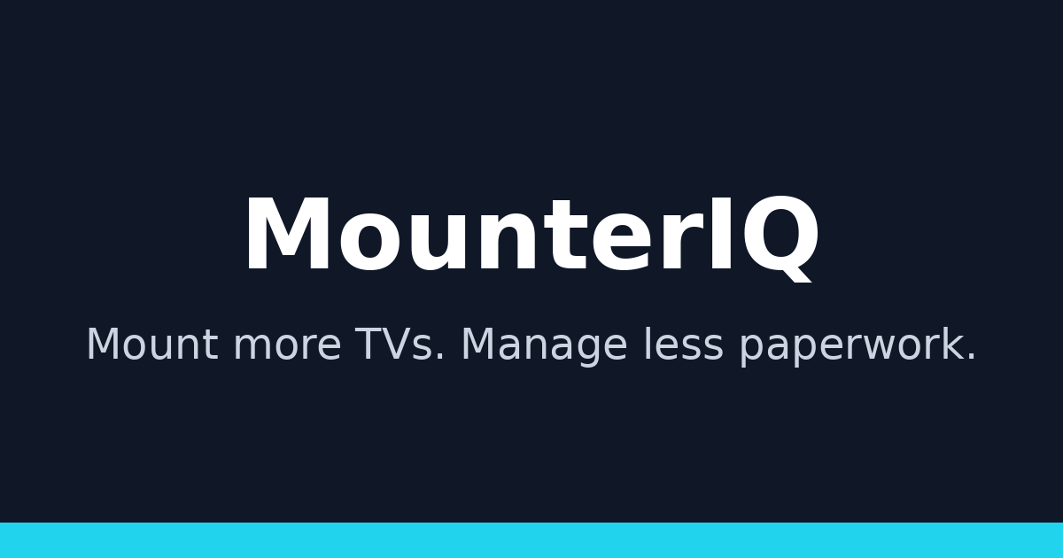 MounterIQ logo